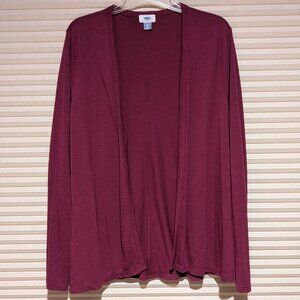 Old Navy Women's Burgundy Cardigan
